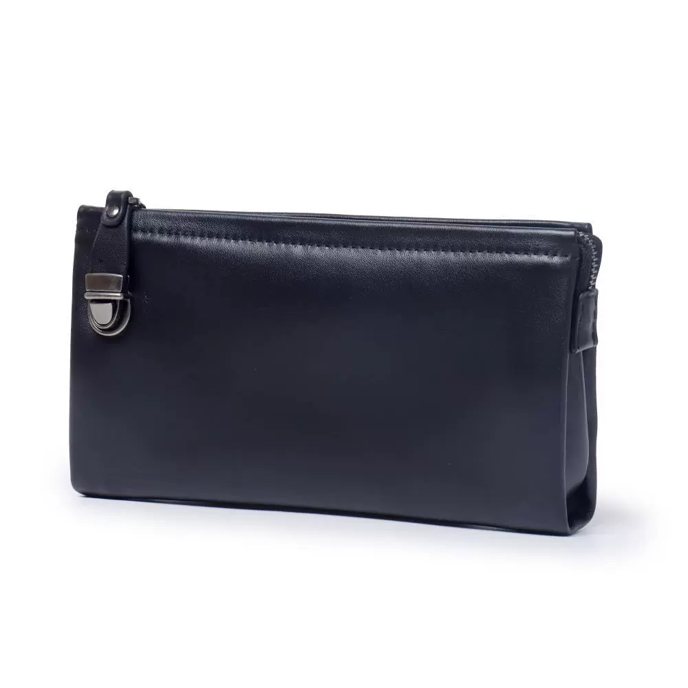 Маленькая трендовая clutch-сумка, кожаная сумка с ручкой и молнией, натуральная кожа, бычья кожа