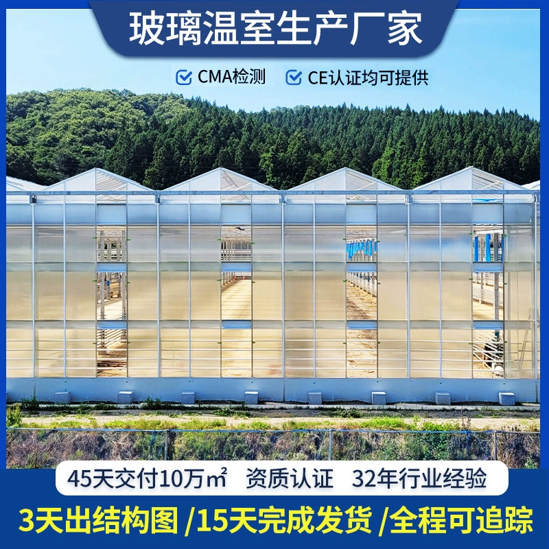 Каркас из стальных труб для теплицы для овощей, полный комплект для выставки цветов, многопролетная туристическая умная теплица, каркас из стальных труб, стеклянная теплица