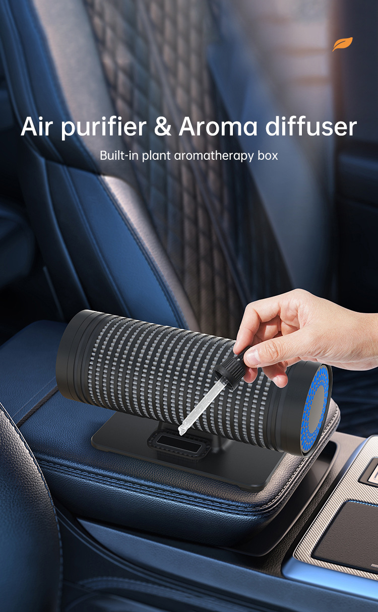 Car Air Purifier Cross-Border New Aromatherapy Machine Formaldehyde Removal Conference Gift Car Air Purifier