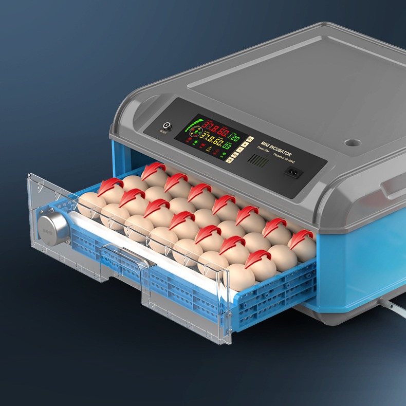 Mini incubadora de rodillos domésticos rentable Incubadora automática de huevos Incubadora de cajón