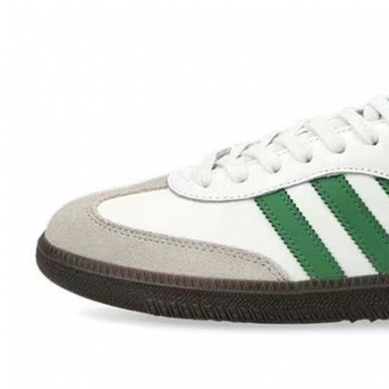 Gray -white black green label