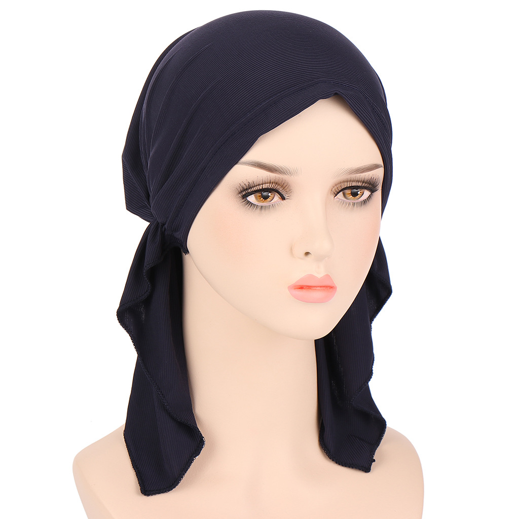 Women's Ethnic Style Solid Color Eaveless Beanie Hat display picture 5