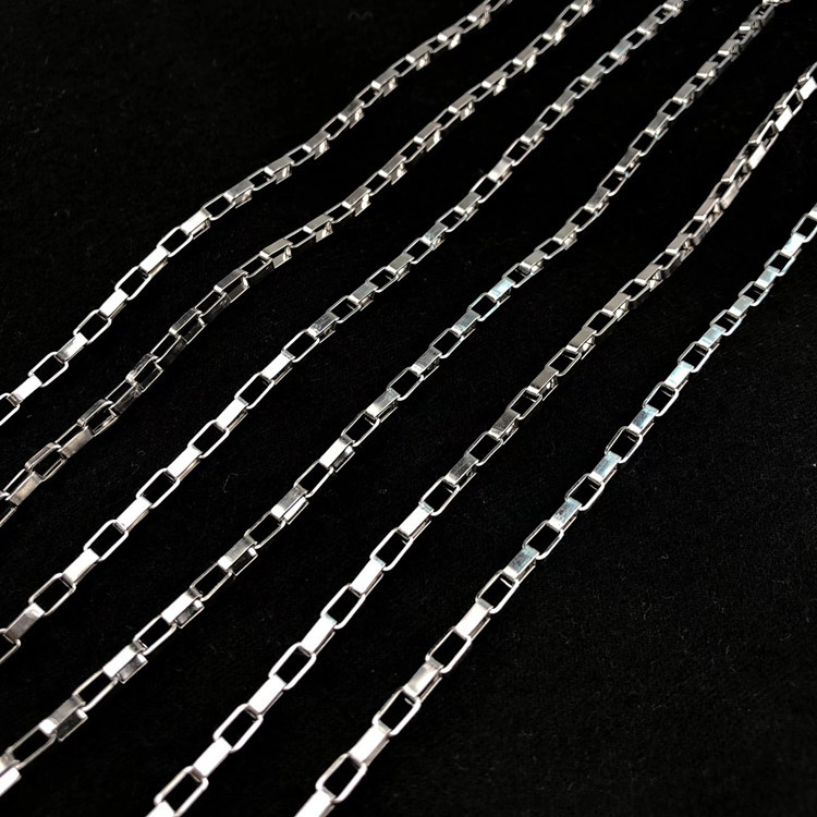 Men's Titanium Long Box NK Metal Hip Hop Stainless Steel Necklace Accessories Chain_voghion.com