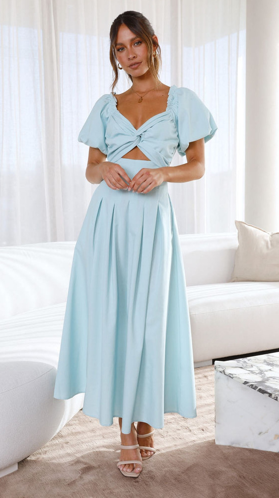 273g Weight Maxi Long Dress Dress Length Type Short Sleeve Sleeve Length Sheath Dress Dresses Type Puff Sleeve Sleeve Type Cotton Fabric Type Mid Waist Waist Line Casual, Daily Occasion V Neck Neckline Regular Fit Fit Type Solid Color Pattern Summer, Spring Season Women's Gender Basic, Simple Style, Classic Style Style S, XL Size Wholesale Women's Basic Simple Style Classic Style Solid Color Casual Daily V Neck Short Sleeve Sheath Dress 31