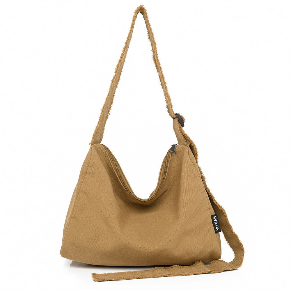 Bolso bandolera de un solo hombro de la marca de moda japonesa Bolso de viaje simple y versátil de gran capacidad resistente al desgaste Bolso portátil portátil portátil de viaje ligero