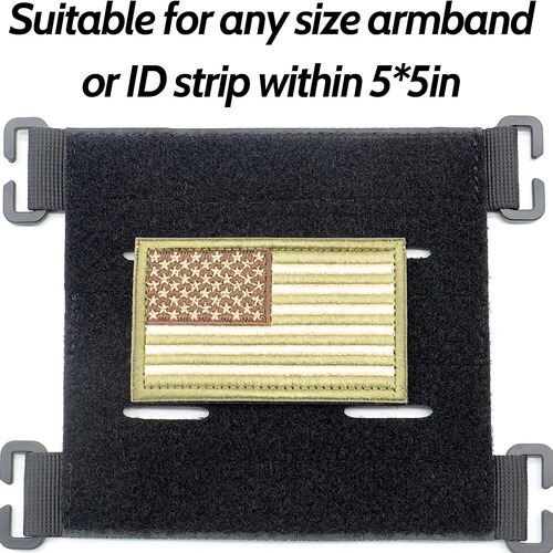 Velcro base morale badge base tactical vest functional Velcro base Molle patch plate with accessories