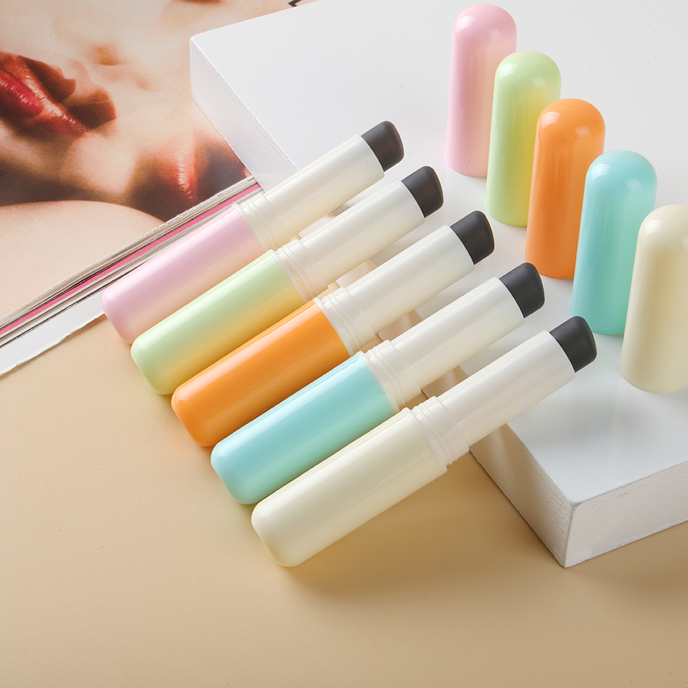 Nuevo Q elástico cabeza redonda de silicona labio cepillo corrector cepillo no roto lápiz labial cepillo portátil dedo vientre belleza herramienta cepillo