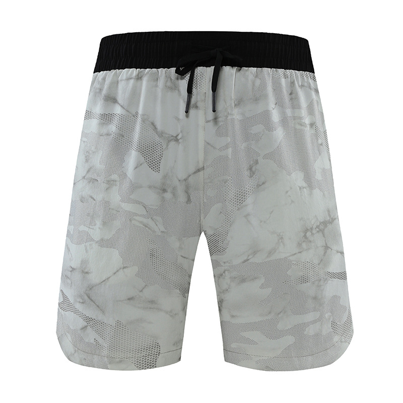 Pantalones cortos deportivos de fitness al aire libre de los hombres de verano moda Pájaro casa casual suelta transpirable pantalones cortos de secado rápido