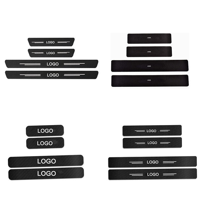 Amazon AliExpress трансграничные автомобильные интерьерные аксессуары, декоративные накладки на педали, карбоновые кожаные накладки на пороги