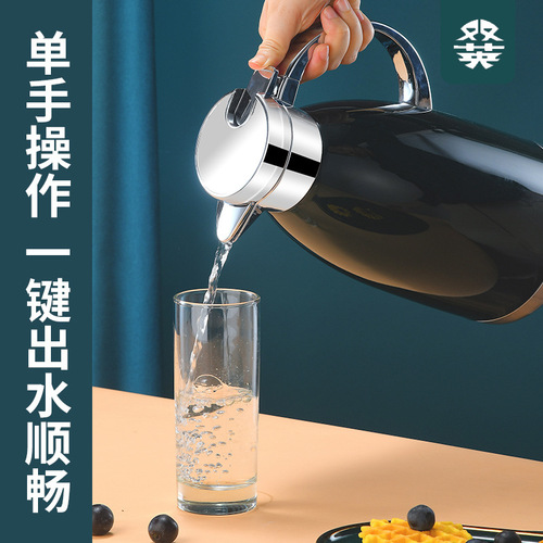 304 stainless steel thermos pot, large capacity vacuum European Roman pot, portable coffee pot, thermos bottle, household kettle