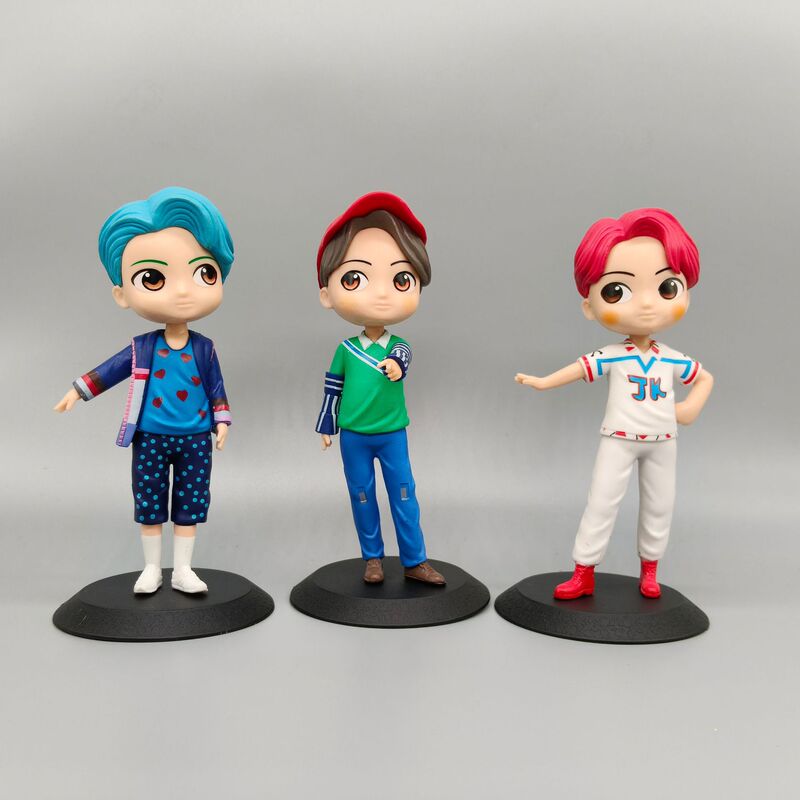魅力的な少年グループ BTS 第二世代 Q バージョン人形フィギュアかわいい人形大型人形装飾品車の装飾品クロスボーダー|undefined