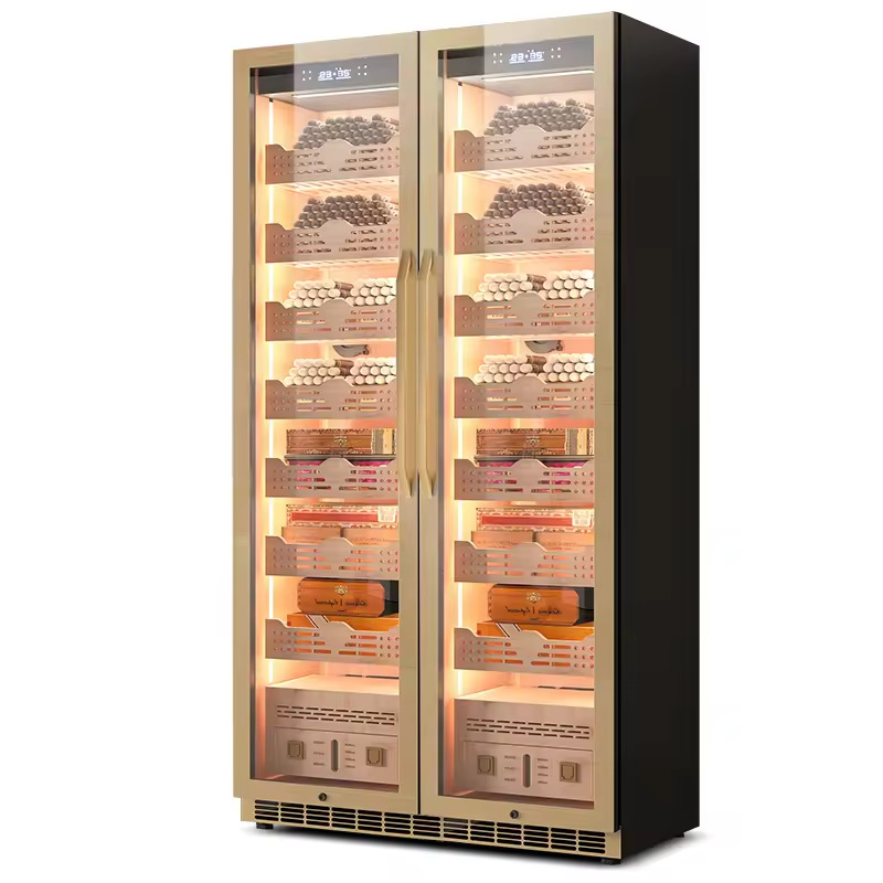Source factory constant temperature and humidity cigar humidifier cabinet commercial wine storage display cabinet