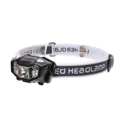 新型アウトドアスポーツヘッドライトLED高亮充電可能ヘッドライトヘッドランプアウトドアヘッドは強い光の懐中電灯をつけて防水します。