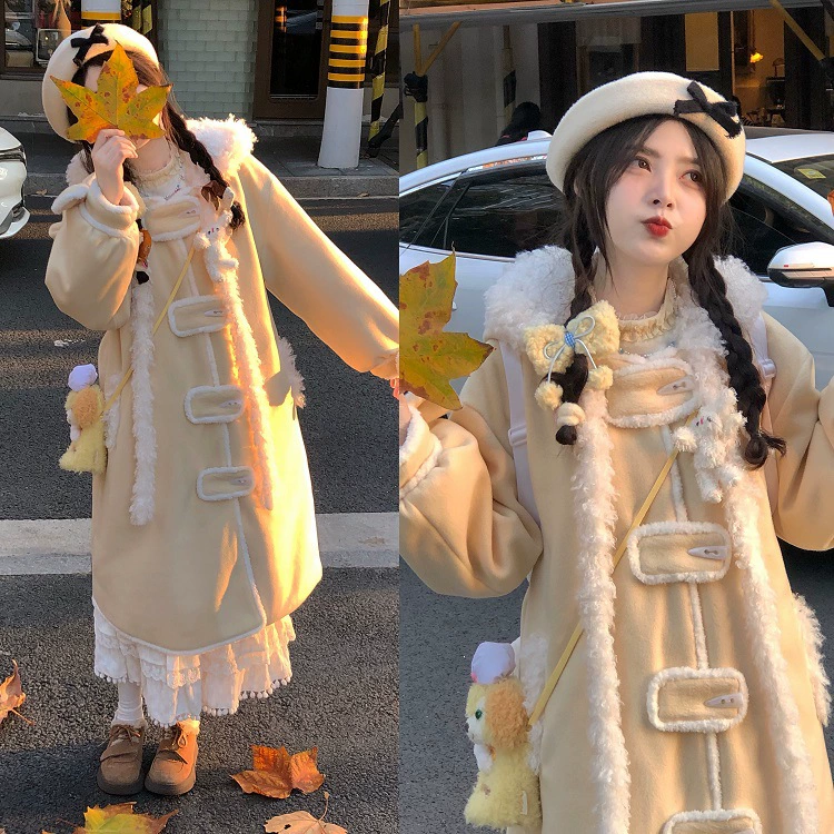 Зимнее пальто-дубль для женщин, утепленное, в стиле пэчворк, из шерсти, осенне-зимняя коллекция 2025, новогодний наряд