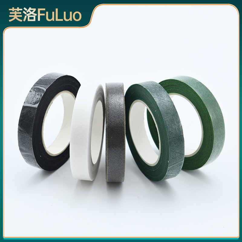 FUENTE Flor de fábrica de la cinta Polo cinta floral al por mayor 18 m cinta verde DIY producción de flores artificiales