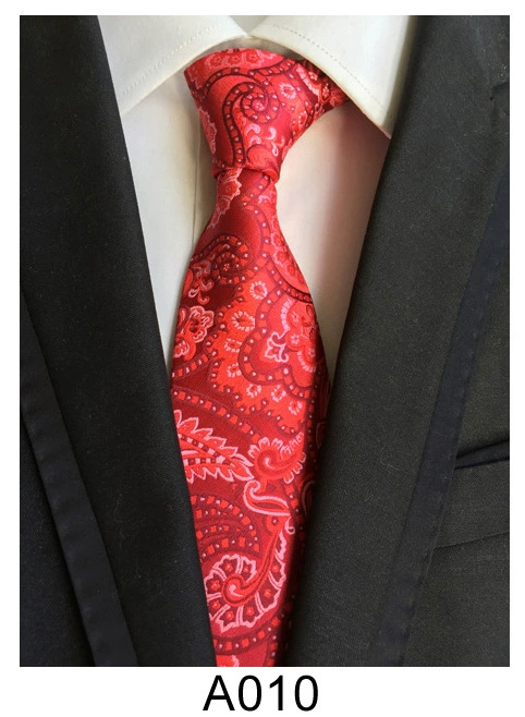 Men's red tie, classic suit, 8cm, 6cm, 5cm