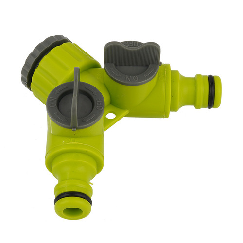 Garden irrigation faucet 4 points/6 points internal thread connector one point two nipple plastic with switch garden water diverter