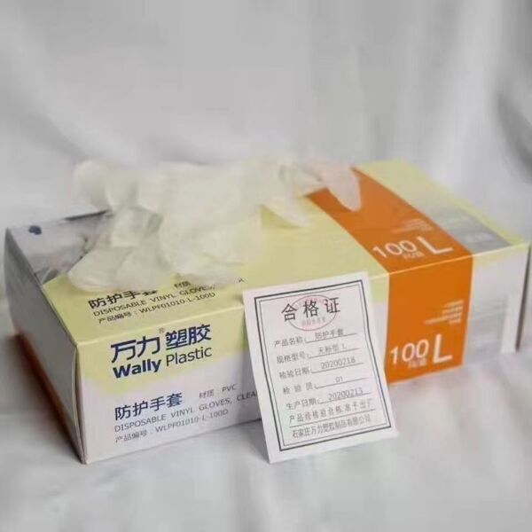 Disposable waterproof durable gloves PVC