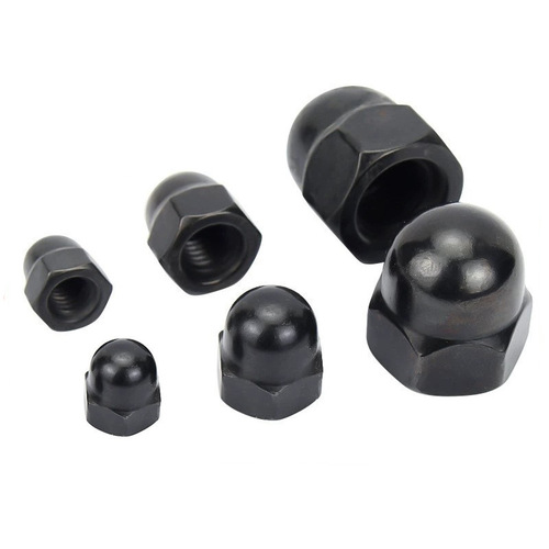 Black 304 stainless steel cap nut M3-M20 decorative nut cap nut DIN1587