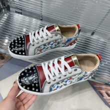 2026欧洲CL铆钉潮流男鞋红底新款板鞋时尚百搭爆款透气休闲鞋