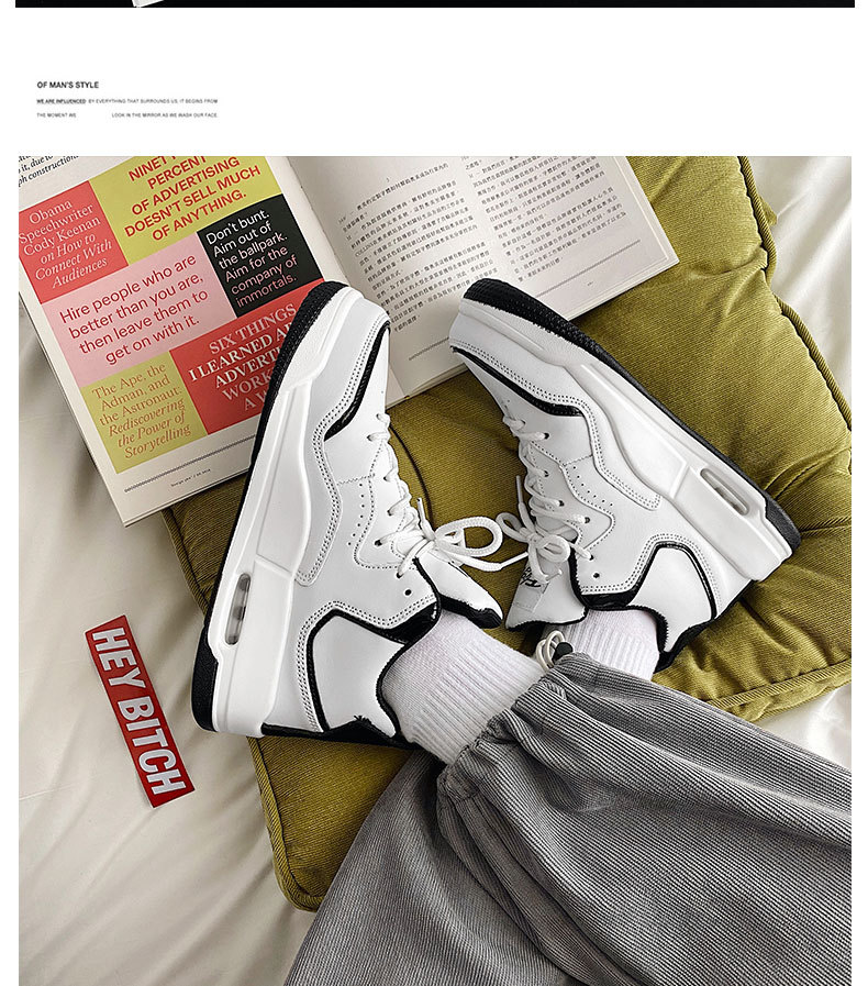 Pánske basketbalové topánky A J, trendy, pravé air r, čínske športové topánky, párové biele, studené, lepkavé kožené topánky, jeden kus, drop shipping_voghion.com