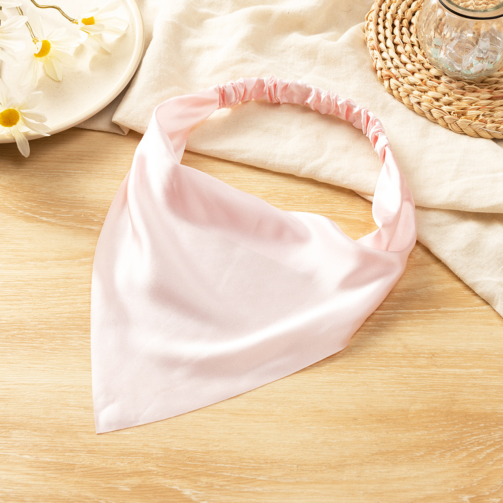 Simple Style Solid Color Cloth Hair Band display picture 4