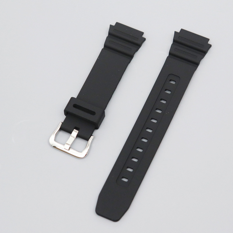 Adaptación Casio correa de reloj AE - 1200 SGW400 F - 108 W - 218 correa de silicona de bloque pequeño 18mm