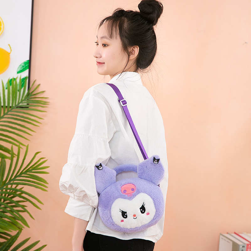 Nuevos niños lindo juguete bolso de hombro animal de dibujos animados muñeca de peluche bolso de regalo al por mayor image 5