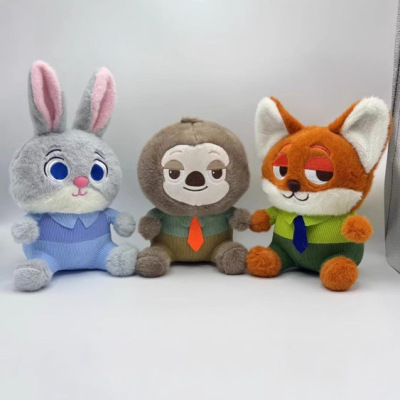Плюшевая мультяшная игрушка, кролик, кукла, лиса, енот, подарок на день рождения