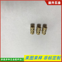 铜螺母预埋注塑母铜镶件M6*10*8双通母土字热熔母黄铜材质A级强度