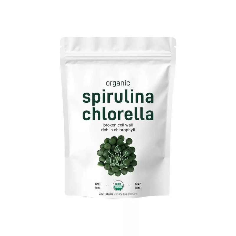 亚马逊跨境 小球藻螺旋藻片Chlorella spirulina tablets工厂现货|undefined