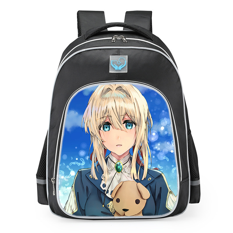 Violet eternal garden children's schoolbag primary school student fashion personality backpack trendy large capacity backpack wholesale