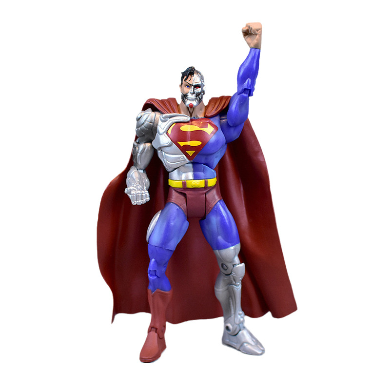 Superhéroes justicia unida acero Batman guerra superman puede hacer a mano modelo de muñecas adornos