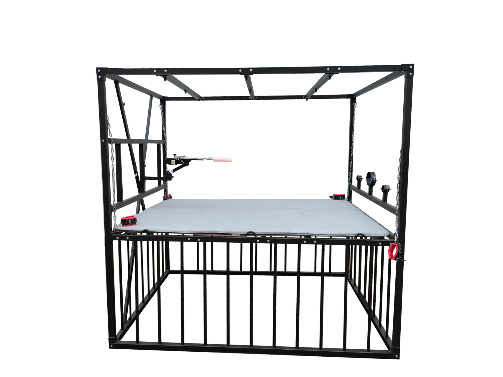 BDSM情趣家具调教室道具刑床X架一体狗笼惩罚束缚工具大型拘束架-阿里巴巴