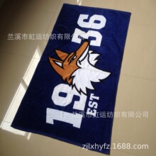 纯棉浴巾70*140全棉割绒活性印花浴巾沙滩巾外贸出口毛巾吸水环保
