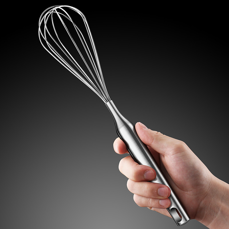 Manueller Schneebesen Aus Edelstahl Für Eier Und Backwaren_voghion.com