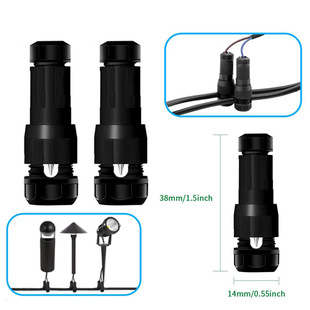 Cross-border connector piercing lawn landscape buried garden lamp wire-free quick connector twisted connector