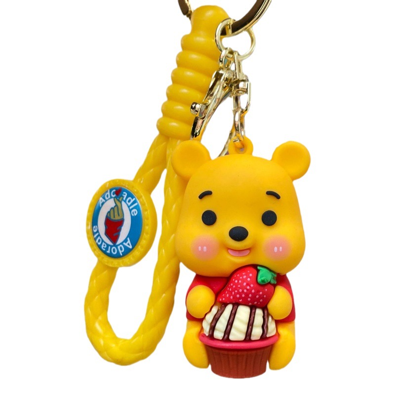 Naughty postre oso llavero par bolsa colgante coche llavero muñeca colgante mochila accesorios pequeño regalo