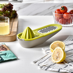 Creative Multi-Function 2-in-1 Juicer & Lemon Squeezer, Kitchen Gadget—Perfect for Citrus Fruits and Vegetables, Plus Grater Option