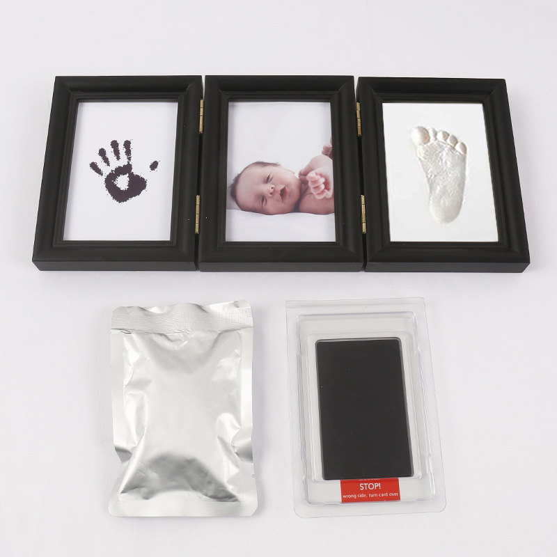 블랙 프레임 화이트 클레이 + 블랙 노워시 잉크 패드