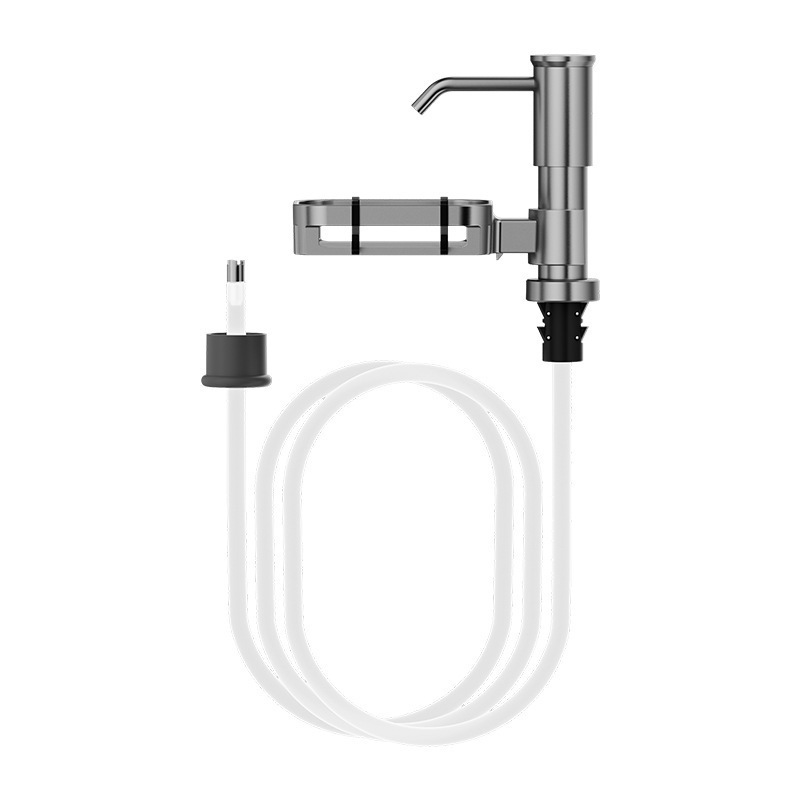 Seleccione estrictamente el recipiente de jabón líquido del fregadero, prensador de cesta, detergente de limpieza, cocina doméstica, lavabo de verduras, prensador de botella, tubo de extensión