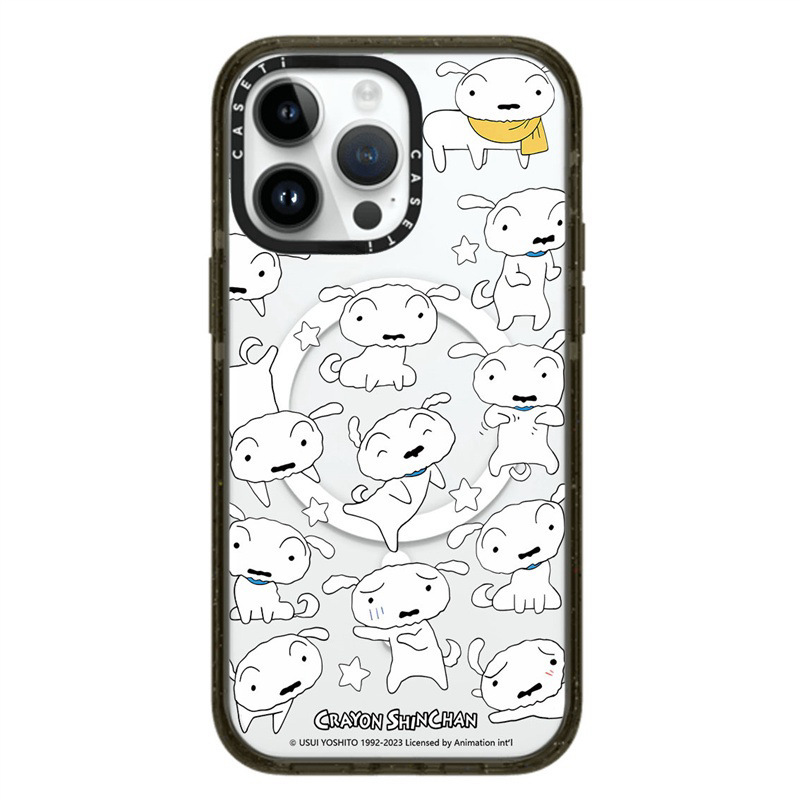 c壳手机壳联名蜡笔小新朋友适用于iPhone16ProMax苹果卡通14磁吸|undefined