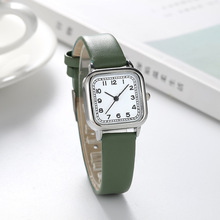 数字石英表时尚方形简约手表气质高颜值初高中学生表休闲小巧女表