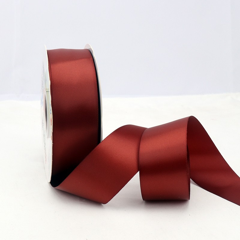 Cinta de satén de doble cara de 4 cm para manualidades, cinta de poliéster, cinta para flores, cinta de seda, cinta para decoración de pasteles, cinta para cajas de regalo, accesorios para el cabello, lazos para regalo image 19