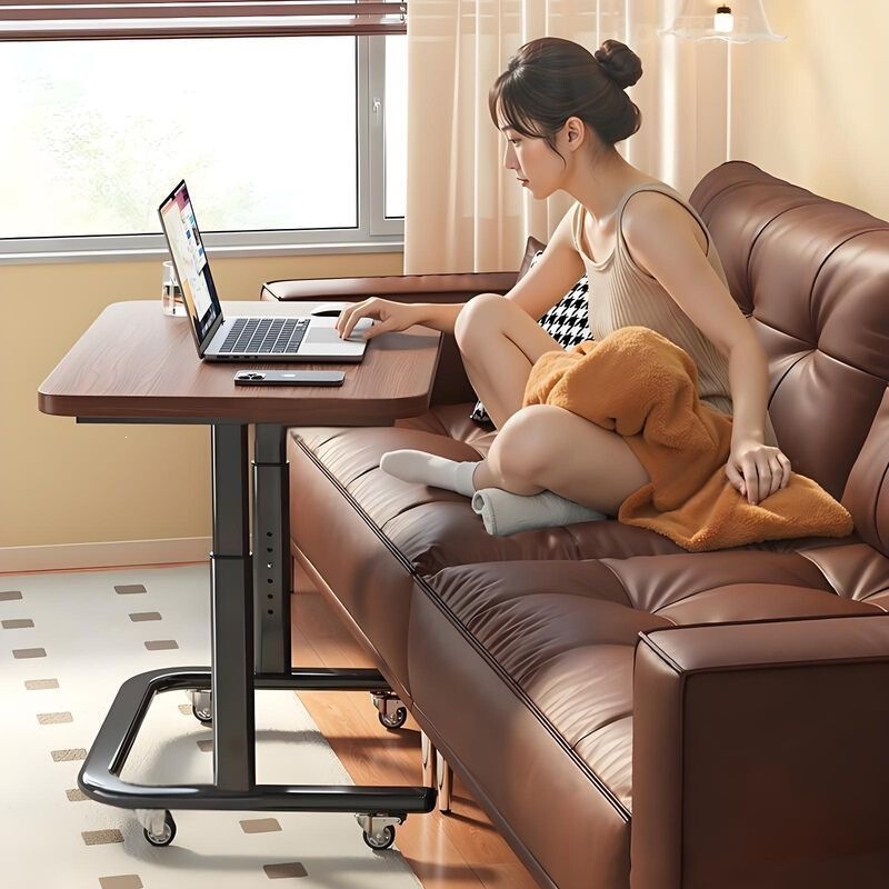 Bedroom Bedside Computer Desk, Simple Work Desk, Home Study Desk, Movable Student Writing Desk, Adjustable Height Desk Bedroom Bedside Computer Desk, Simple Work Desk, Home Study Desk, Movable Student Writing Desk, Adjustable Height Desk
