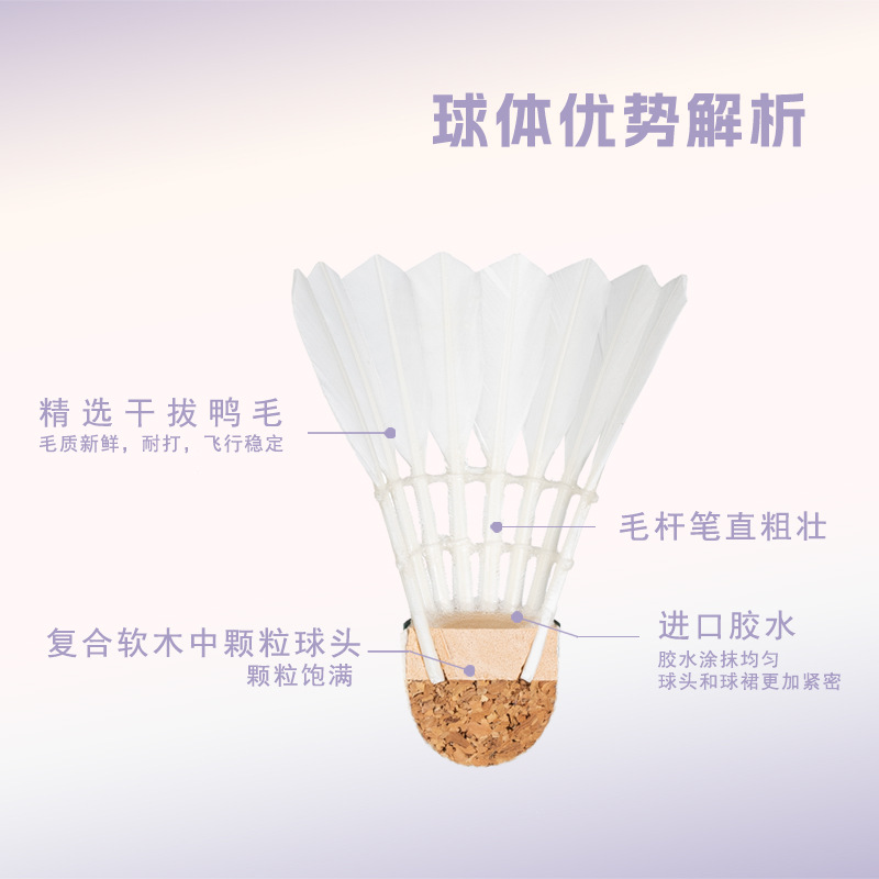 공장 직접 공급 이라크 공 동쪽 내구성 비행 안정적인 하이 퀄리티 깃털 도매 재고 전문 배드민턴