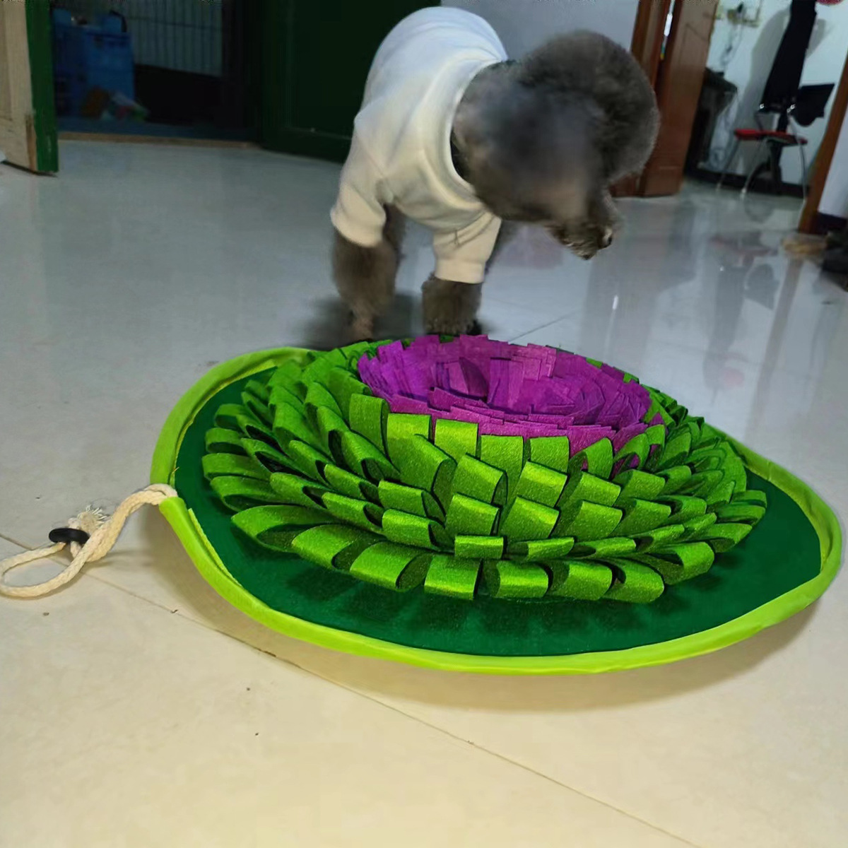 Almohadilla de comida lenta antiasfixia transfronteriza Almohadilla de olfato para mascotas Almohadilla de fieltro de descompresión para perros Almohadilla de entrenamiento físico Almohadilla de alimentación