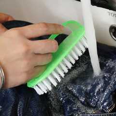 鞋刷神器塑料橢圓型洗衣洗鞋清潔刷多功能長柄手握板刷日用百貨