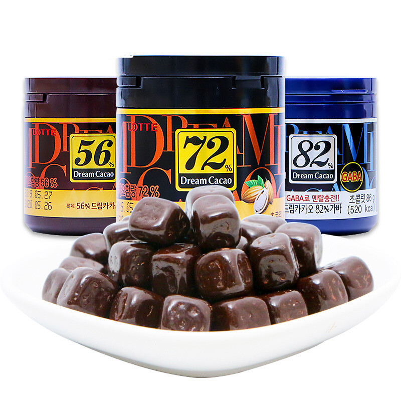 Korean imported food Lotte Dream Chocolate Leisure Gourmet Chocolate Canned Retail Supply Wholesale 86g