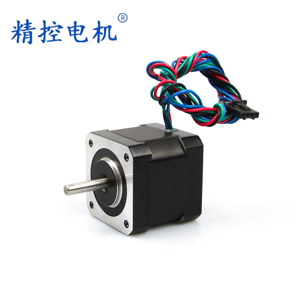 JK42HS40-1704两相NEMA17低压混合式步进电机马达厂家微型电机